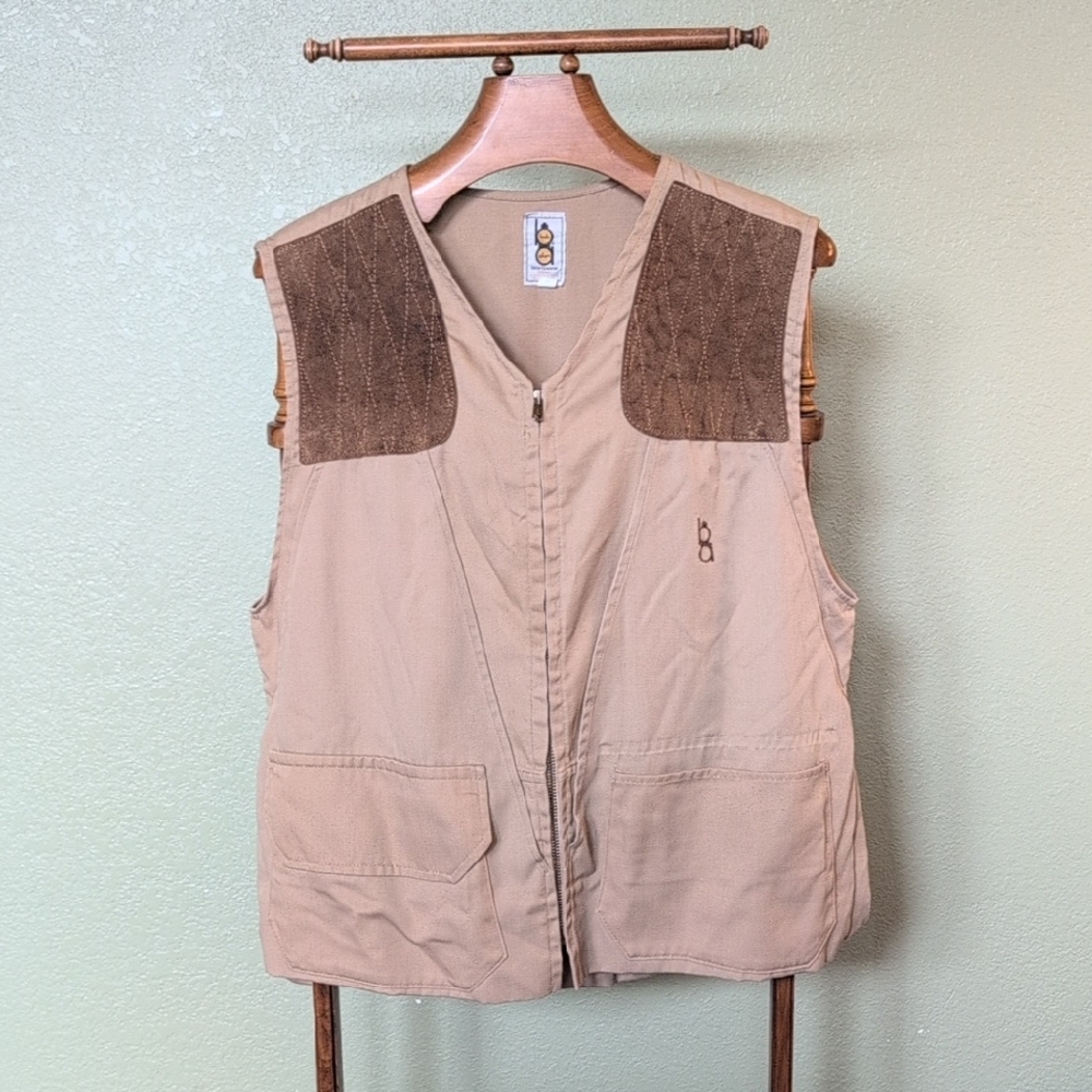 Bob Allen Tan Sportswear Vest